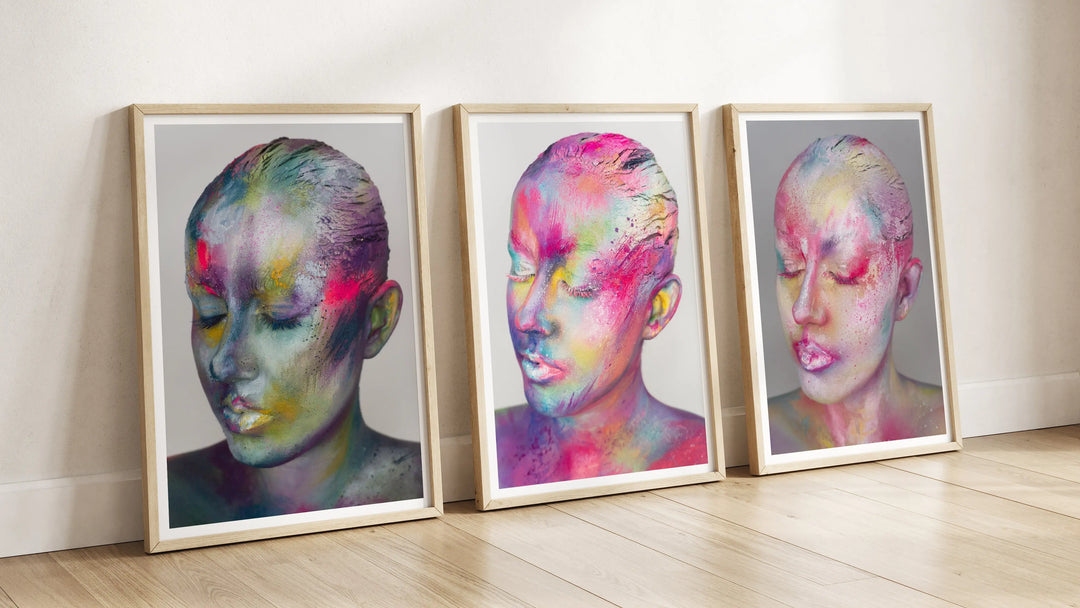 The Art of Becoming collection by Lowri Francesca - Suppression, Emergence, and Ascendance abstract expressionist fine art prints